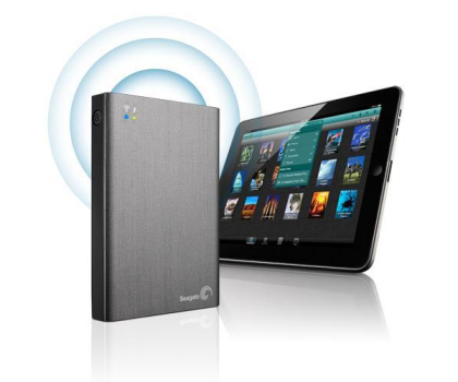 Dysk zewnętrzny Seagate 2TB Wireless Plus czarny WiFi/USB 3.0